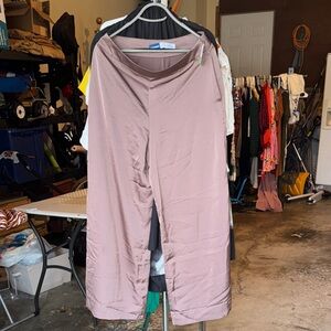 Old Navy Blush Sateen Wide-Leg Pants